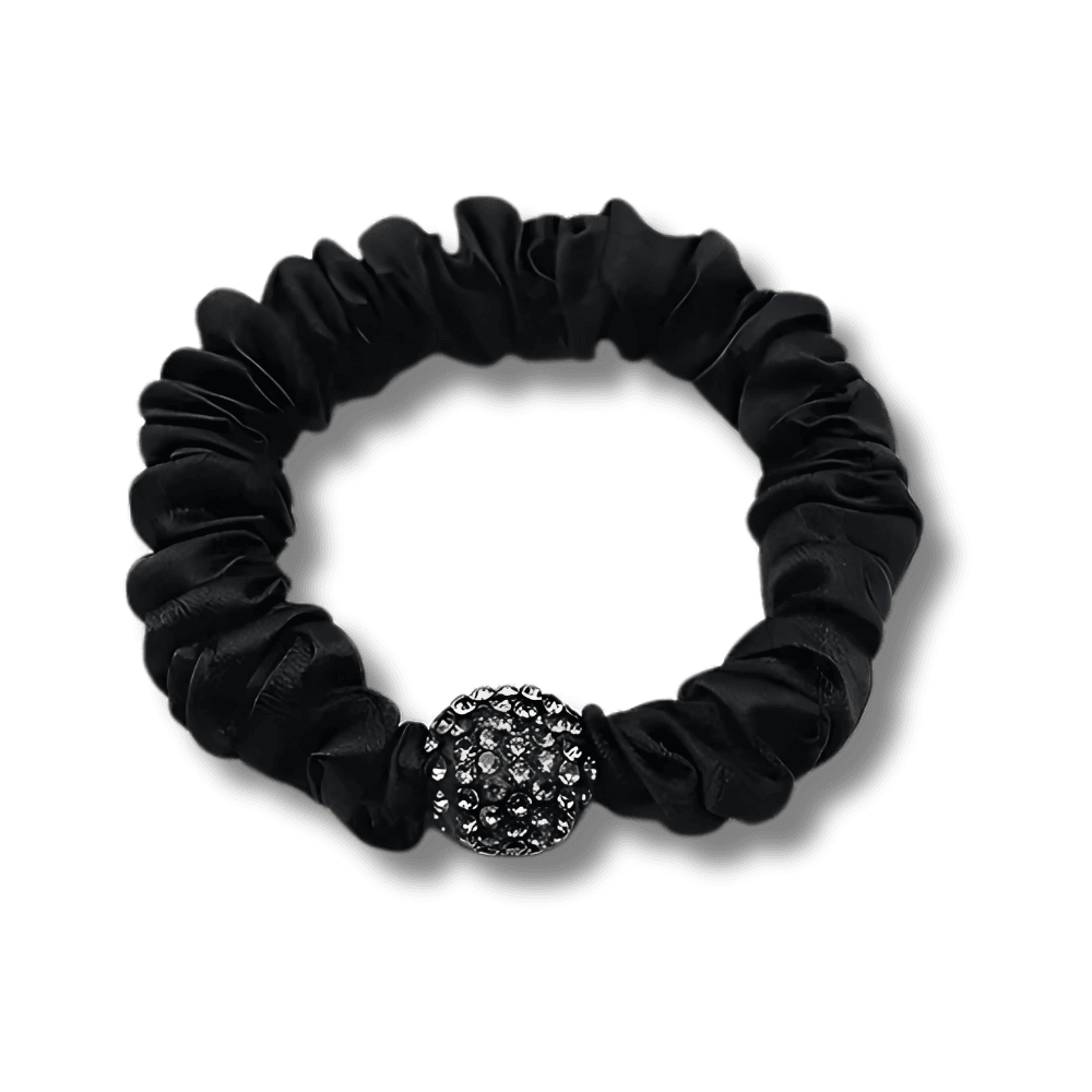 Silk Rhinestone Hair Ties - Gummia